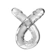 Doppeldildo Double Trouble Klar Transparent 46 x 4,3 cm
