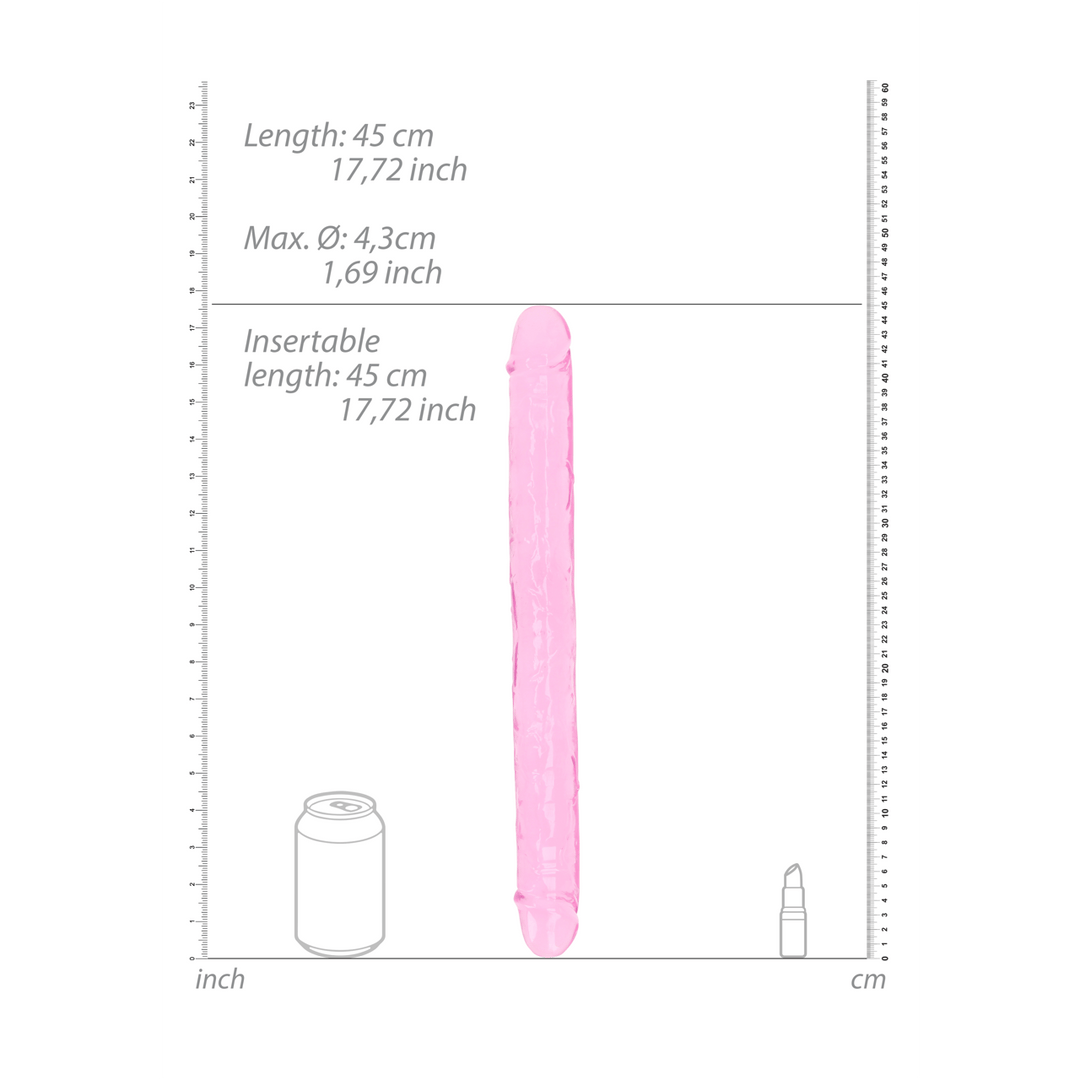 Doppeldildo realistisch 45 x Ø 4,3 cm – Ansicht 5