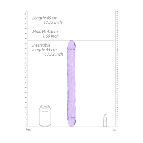 Doppeldildo realistisch 45 x Ø 4,3 cm – Ansicht 10