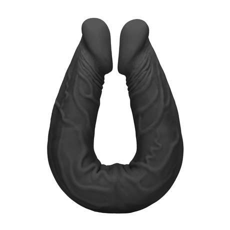 Doppeldildo RealRock Double Dong realistisch TPE Schwarz 35,6 x Ø 4,5 cm – Ansicht 4
