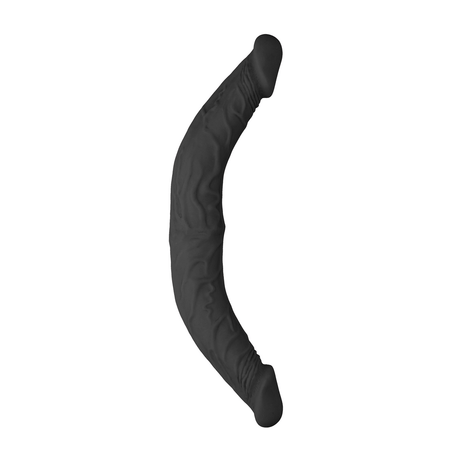 Doppeldildo RealRock Double Dong realistisch TPE Schwarz 35,6 x Ø 4,5 cm