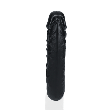 Doppeldildo RealRock U-Form realistisch mit Saugfuß PVC Schwarz 12,7 x Ø 3,2 cm – Ansicht 6
