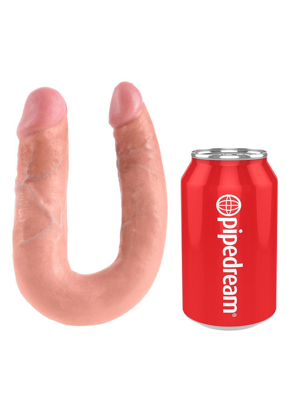 Doppeldildo Zweilochstopfer natur 34,5 x 4 cm