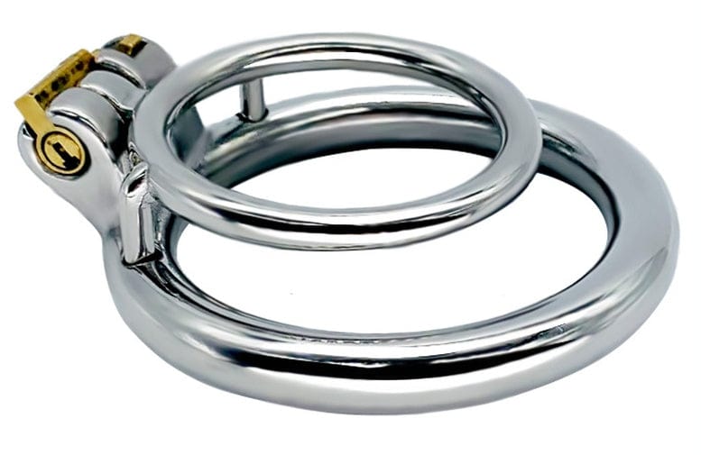 Doppelter Penisring aus Metall Duo Rings 37mm