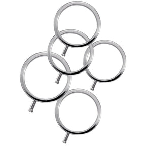 Fetisch-Toy Electrarings Metall-Penisringe -Pack