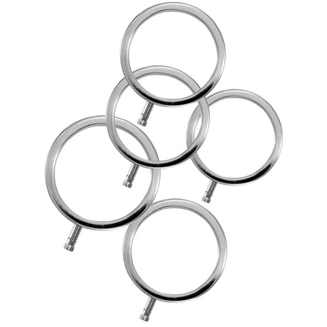Electrastim - Electrarings Metall-Penisringe 5er-Pack