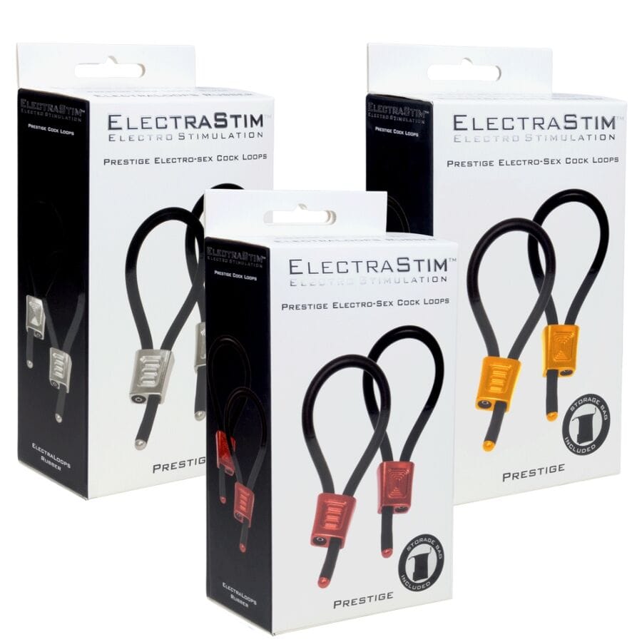 Fetisch-Toy Prestige Electra Loops Verstellbare Cockringe Rot.3