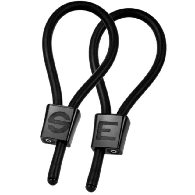 Fetisch-Toy Prestige Electra Loops Verstellbare Cockringe Schwarz