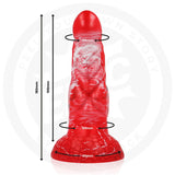Dildo Agnis Crimson Fire Blau 15,5 x 3,5 cm.1