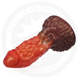 Dildo Andros Wild Roots Blau 13,5 cm.4