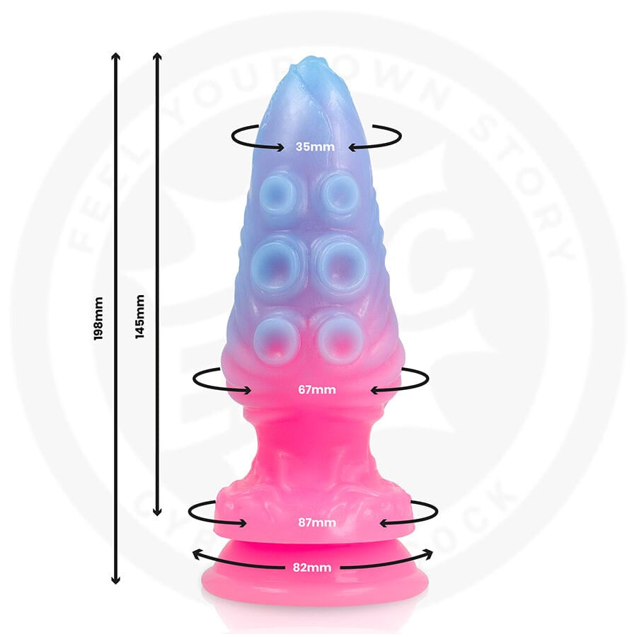 Dildo Hydrala Mystic Tides Blau 14,5 cm.1