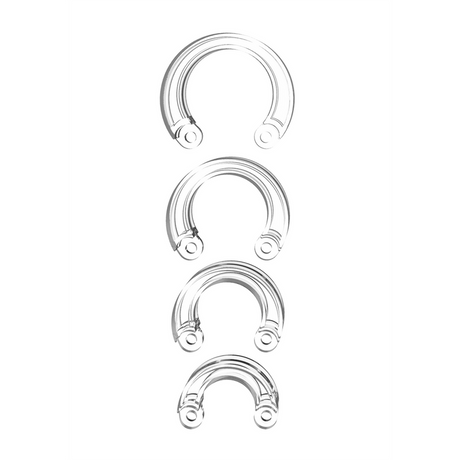 Ersatzring-Set für Peniskäfige ManCage Transparent