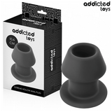 Extrem hohler Analplug Größe L Schwarz 10,4 x 8 cm