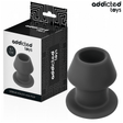 Extrem hohler Analplug Größe M Schwarz 8,7 x 6,8 cm