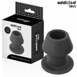 Extrem hohler Analplug Größe S Schwarz 7,5 x 6 cm