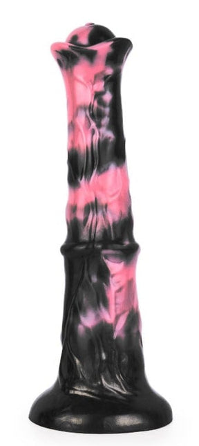 Exulf Animal Dildo 26 x 6cm Schwarz-Rosa