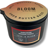 Massageöl Bloom Massagekerze Sativa Earths Desire 150 ml.1