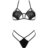 Fashion Jimena BH + String Schwarz Einheitsgröße – Ansicht 3