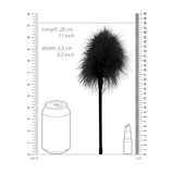 Federkitzler Ouch Black and White Schwarz 27 cm – Ansicht 5