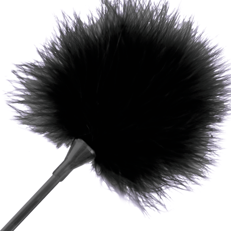 Federkitzler Schwarz 42 cm