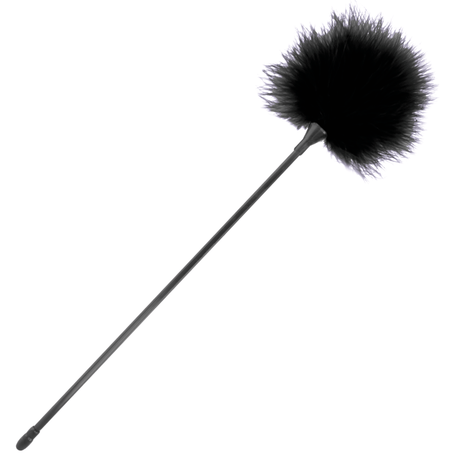 Federkitzler Schwarz 42 cm