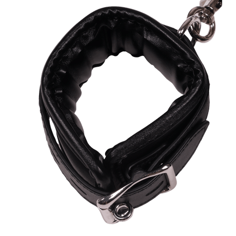 Fesselharness Ouch mit Hand- und Oberschenkelfesseln Schwarz 63,5 cm – Ansicht 7