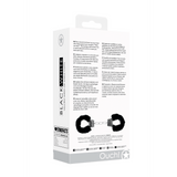 Fesseln Ouch für Hand oder Fuß Black and White mit Klettverschluss 33 cm Schwarz – Ansicht 3