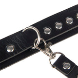 Fesselset 953690 Handschellen mit Bondage-Gürtel Schwarz Eine