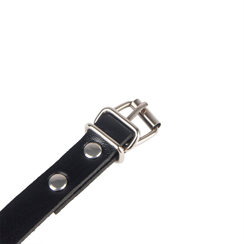 Fesselset 953690 Handschellen mit Bondage-Gürtel Schwarz Eine