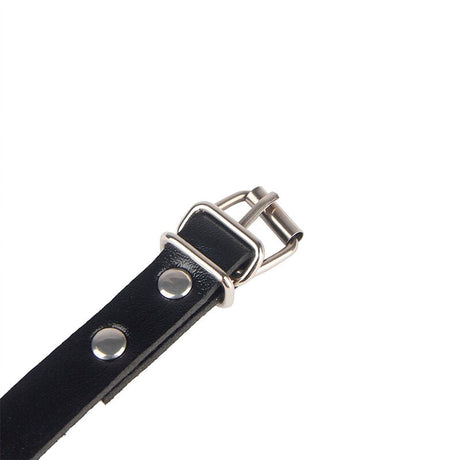 Fesselset 953690 Handschellen mit Bondage-Gürtel Schwarz Eine