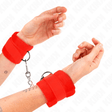 Fesselset Beginner Pelzhandmanschetten Rot