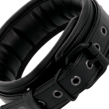 Fesselset Handschellen und Kragen aus schwarzem Leder – Ansicht 9
