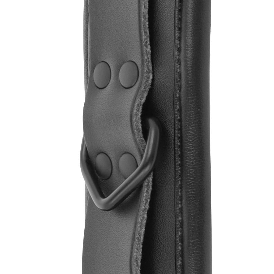 Fesselset Handschellen und Kragen aus schwarzem Leder – Ansicht 7