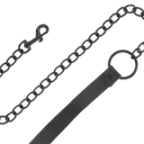 Fesselset Handschellen und Kragen aus schwarzem Leder – Ansicht 5