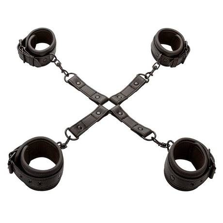 Fesselset Nocturnal Hogtie-Connector verstellbar Schwarz
