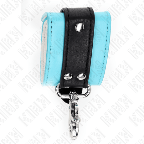 Fesselset Premium Abschließbare Handgelenkfesseln Schwarz/Blau Verstellbar 21- x