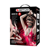 Fesselset Pretty Love BDSM 8-teilig Schwarz – Ansicht 2