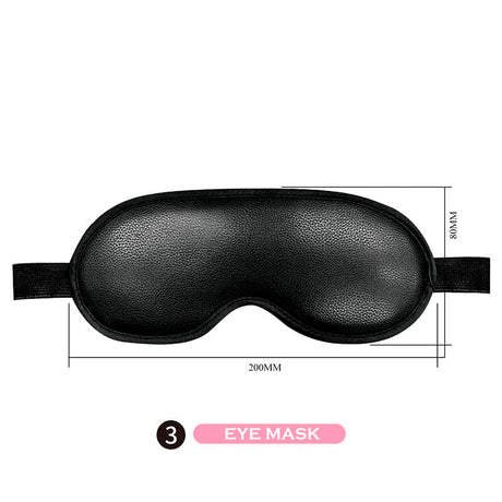 Fesselset Pretty Love BDSM 8-teilig Schwarz
