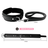 Fesselset Pretty Love BDSM 8-teilig Schwarz – Ansicht 10