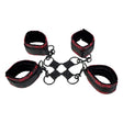 Fesselset Scandal Handschellen Hog Tie Rot