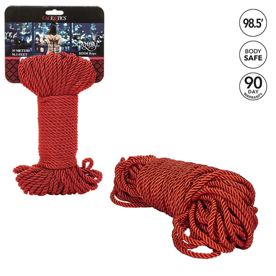 Fesselset Scandal Red BDSM-Seil 30 M