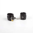 Fesselset Bondage-Handschellen Schwarz 23 cm