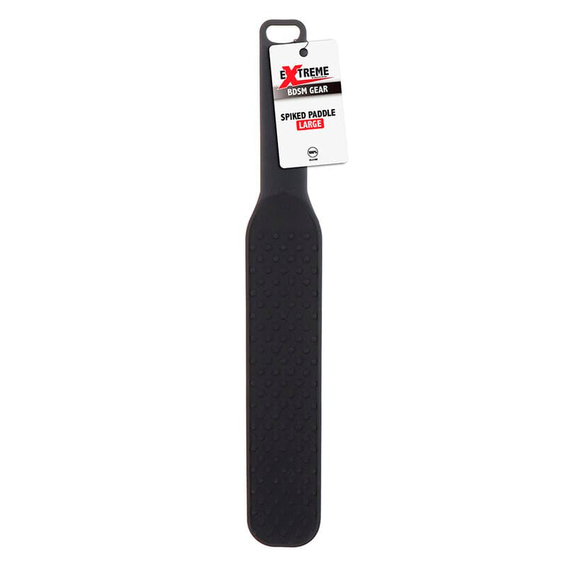 Fetisch-Toy Extreme Spikes Paddel Gross Schwarz