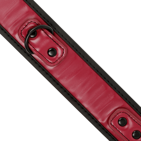 Fetisch-Toy Kettenhalskette mit Neoprenfutter