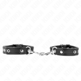 Fetisch-Toy Mini-Armbänder mit Nieten Schwarz Verstellbar 16 cm – Ansicht 2