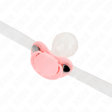 Fetisch-Toy Rosa Schnullerform-Spitze Verstellbar 43