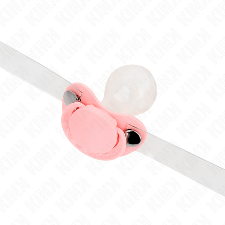 Fetisch-Toy Rosa Schnullerform-Spitze Verstellbar 43