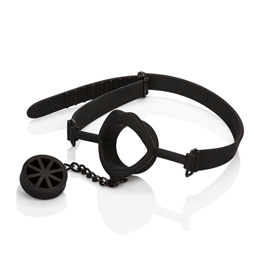 Fetisch-Toy Scandal -Gag mit Schwarzem Silikon-Plug