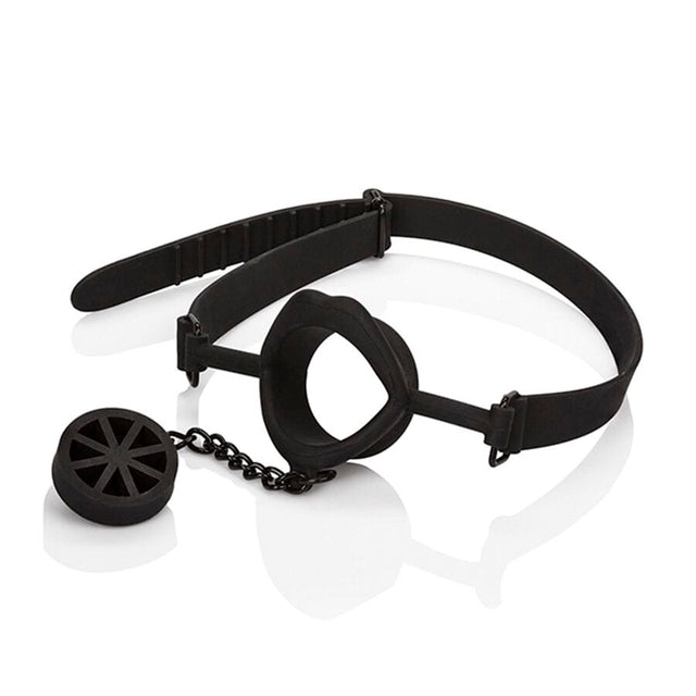 Fetisch-Toy Scandal -Gag mit Schwarzem Silikon-Plug