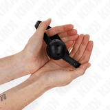 Fetisch-Toy Simplicity Schwarzer Atmungsaktiver Ball Gag